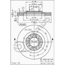 09.7791.10 BREMBO Тормозной диск