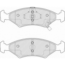 FDB1607 FERODO Комплект тормозных колодок, дисковый тормоз