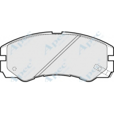 PAD797 APEC Комплект тормозных колодок, дисковый тормоз