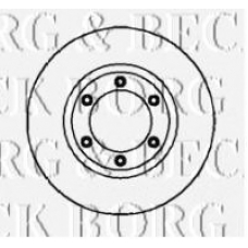 BBD4313 BORG & BECK Тормозной диск