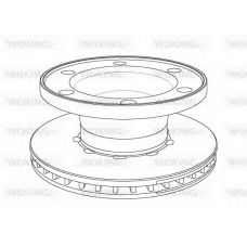 NSA1076.20 WOKING Тормозной диск