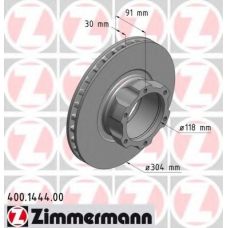 400.1444.00 ZIMMERMANN Тормозной диск