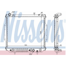 61020A NISSENS Радиатор, охлаждение двигателя
