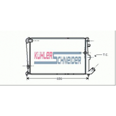 1506701 KUHLER SCHNEIDER Радиатор, охлаждение двигател