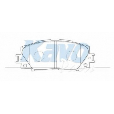 BP-9112 KAVO PARTS Комплект тормозных колодок, дисковый тормоз