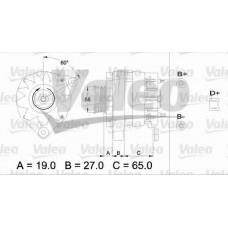 436253 VALEO Генератор