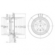 BG3042 DELPHI Тормозной диск