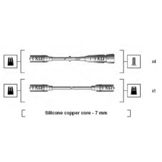 941175140755 MAGNETI MARELLI Комплект проводов зажигания