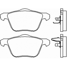 P 86 022 BREMBO Комплект тормозных колодок, дисковый тормоз