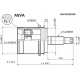 HN-CRVRA50<br />ASVA<br />Шарнирный комплект, приводной вал