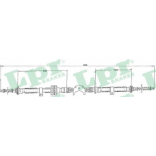 C0220B LPR Трос, стояночная тормозная система