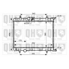 QER2482 QUINTON HAZELL Радиатор, охлаждение двигателя