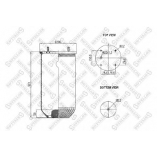 84-00125-SX STELLOX Кожух пневматической рессоры