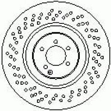 38373 KAWE Тормозной диск