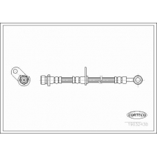 19032438 CORTECO Тормозной шланг