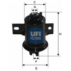 31.610.00 UFI Топливный фильтр