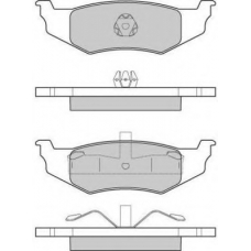 FBP-1728 FREMAX Комплект тормозных колодок, дисковый тормоз