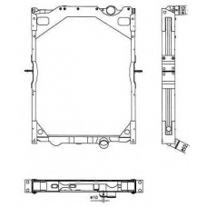 503910 NRF Радиатор, охлаждение двигател