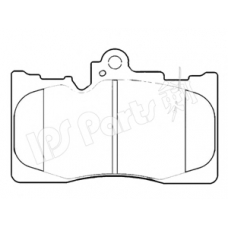 IBD-1207 IPS Parts Комплект тормозных колодок, дисковый тормоз