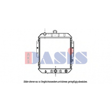 360350N AKS DASIS Радиатор, охлаждение двигателя
