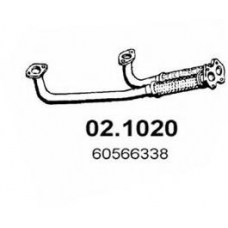 02.1020 ASSO Труба выхлопного газа