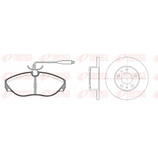 8486.00 REMSA Комплект тормозов, дисковый тормозной механизм