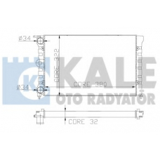 139400 KALE OTO RADYATOR Радиатор, охлаждение двигателя