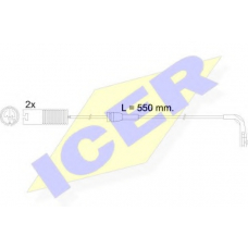 610388 E C ICER Сигнализатор, износ тормозных колодок