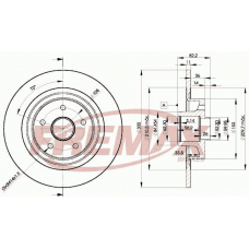 BD-4108 FREMAX Тормозной диск