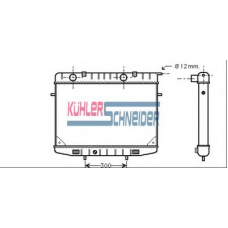 0607201 KUHLER SCHNEIDER Радиатор, охлаждение двигател