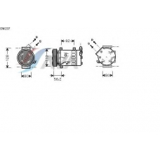 CNK237 AVA Компрессор, кондиционер