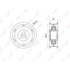 PB-1002 LYNX Pb-1002 натяжной ролик / грм a