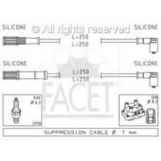 4.7170 FACET Комплект проводов зажигания