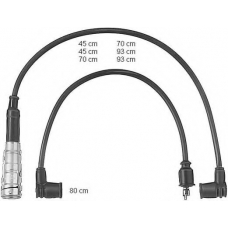 ZEF473 BERU Комплект проводов зажигания