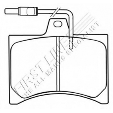 FBP1066 FIRST LINE Комплект тормозных колодок, дисковый тормоз