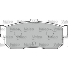 598668 VALEO Комплект тормозных колодок, дисковый тормоз