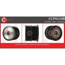 CCP92108 CASCO Ременный шкив, генератор