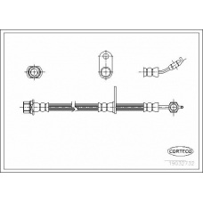 19032732 CORTECO Тормозной шланг