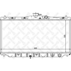 10-26079-SX STELLOX Радиатор, охлаждение двигателя