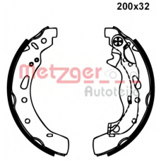 MG 237 METZGER Комплект тормозных колодок
