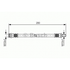 1 987 481 214 BOSCH Тормозной шланг