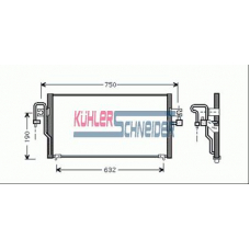 1621201 KUHLER SCHNEIDER Конденсатор, кондиционер