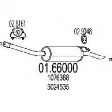 01.66000 MTS Глушитель выхлопных газов конечный
