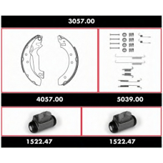 3057.00 REMSA Комплект тормозов, барабанный тормозной механизм