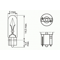 1 987 302 504 BOSCH Лампа накаливания