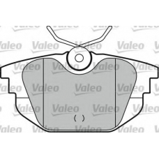 598331 VALEO Комплект тормозных колодок, дисковый тормоз