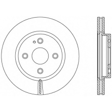 BDR2490.20 OPEN PARTS Тормозной диск