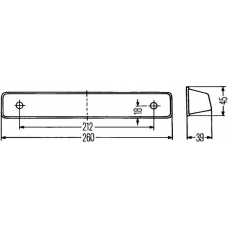 2KA 001 610-001 HELLA Фонарь освещения номерного знака