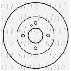 FBD1733 FIRST LINE Тормозной диск