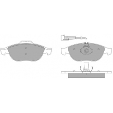 FBP-1071 FREMAX Комплект тормозных колодок, дисковый тормоз